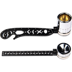 多功能旋转尺子圆规绘图尺几何图形曲线板折叠尺子创意画图小尺子万用镂空画图尺子套装半圆尺作图工具