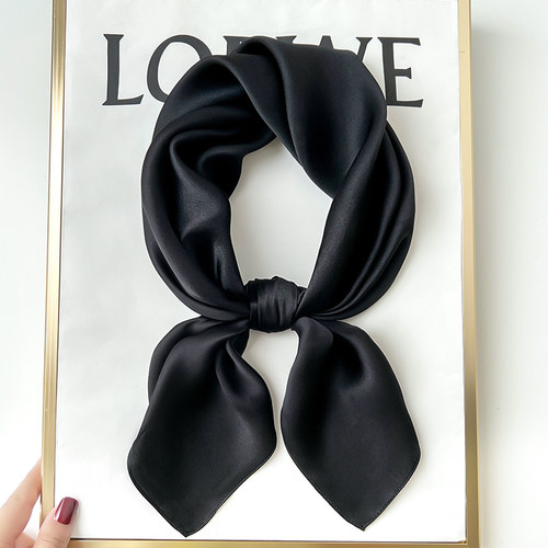 韩版装饰真丝空姐职业丝巾70x70