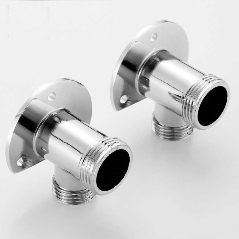 新款直销304不锈钢花洒套装延长杆加长加高管拉丝明管明装座转换