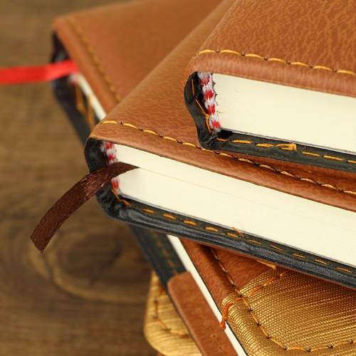 新款直销仿皮记事本定制商务笔记本办公用品随身日记创意手账本