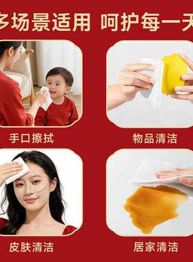 新款直销湿巾70抽大包一次性湿纸巾婴儿厨房擦鞋宠物私处纯水湿厕