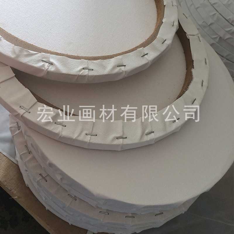 新款直销工厂纯棉丙烯艺术画框纯棉油画布框圆形直径2304506080油