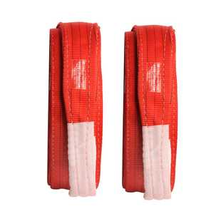 新款直销推荐彩色吊装带扁平优质4倍6倍工矿起重工业两头扣吊装工