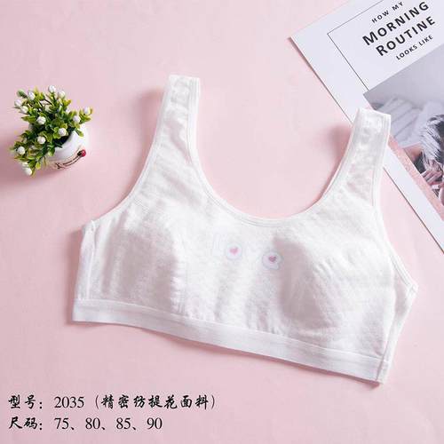 新款直销发育期内衣 少女学生文胸纯棉内衣 青春期中小童少女小背