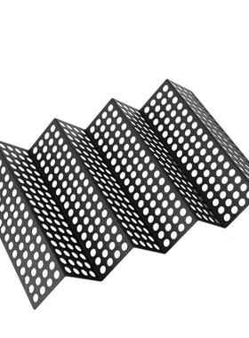 新款直销欧式现代简约黑色折叠镂空网片屏风摆件样板房售楼处软装