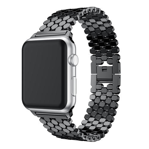 适用苹果AppleWatch不锈钢表带