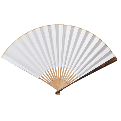 棕竹手工宣纸中国风折扇