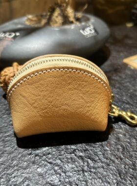 Behfxy帛雲 可盘养mbox植鞣牛皮文玩包核桃收纳袋手串功能元宝包