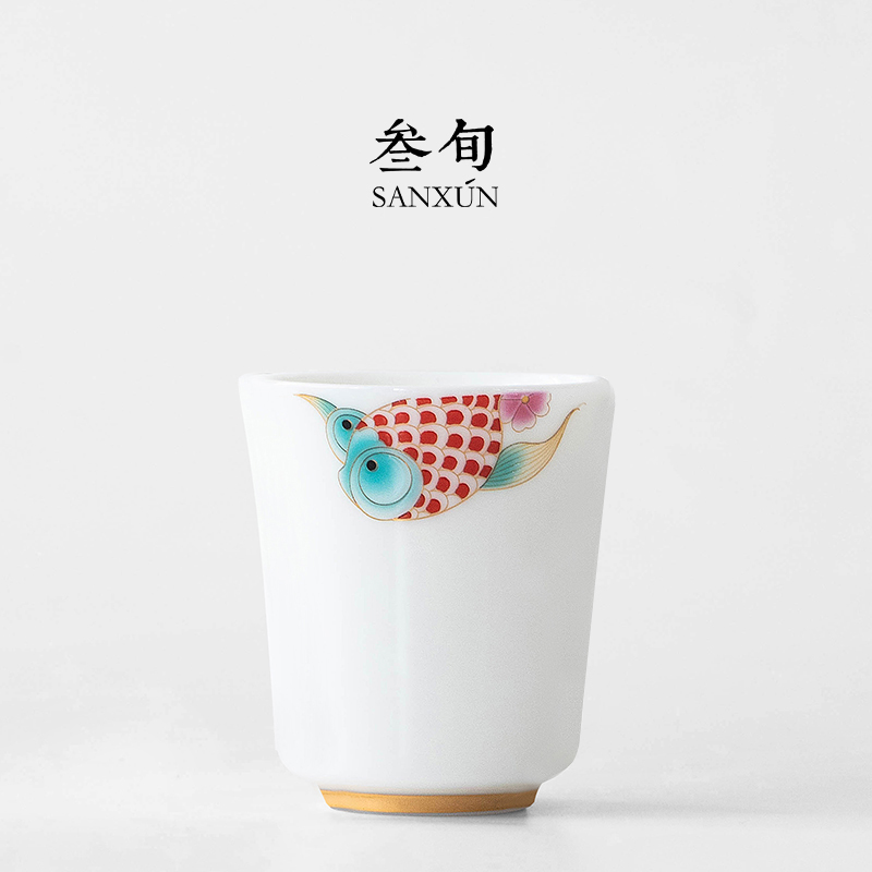萌趣宫鱼 陪你喝茶