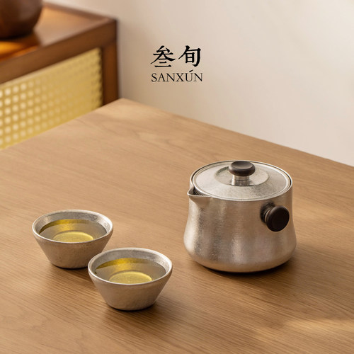 叁旬星耀纯钛手抓壶茶壶
