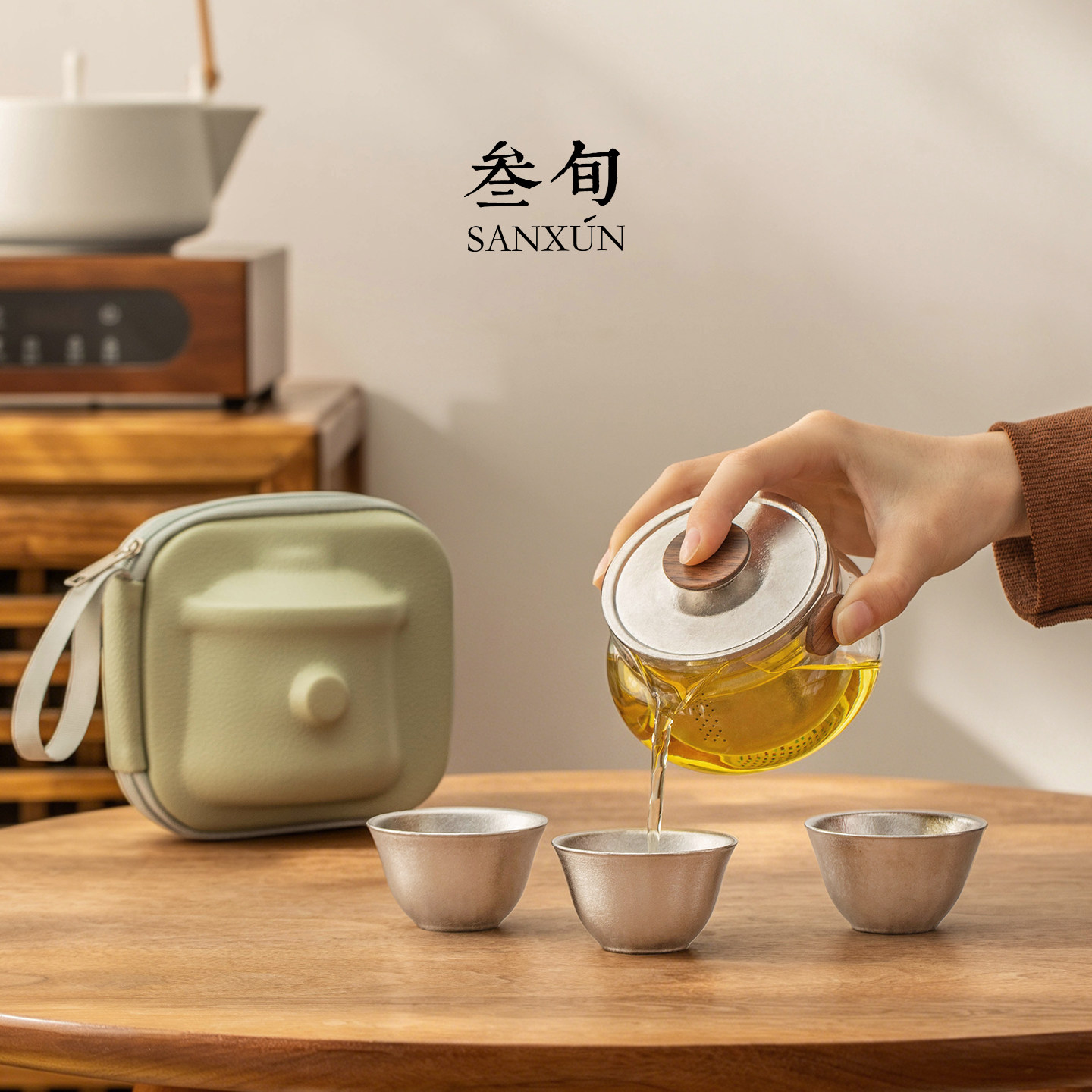 叁旬钛屿旅行茶具快客杯图片