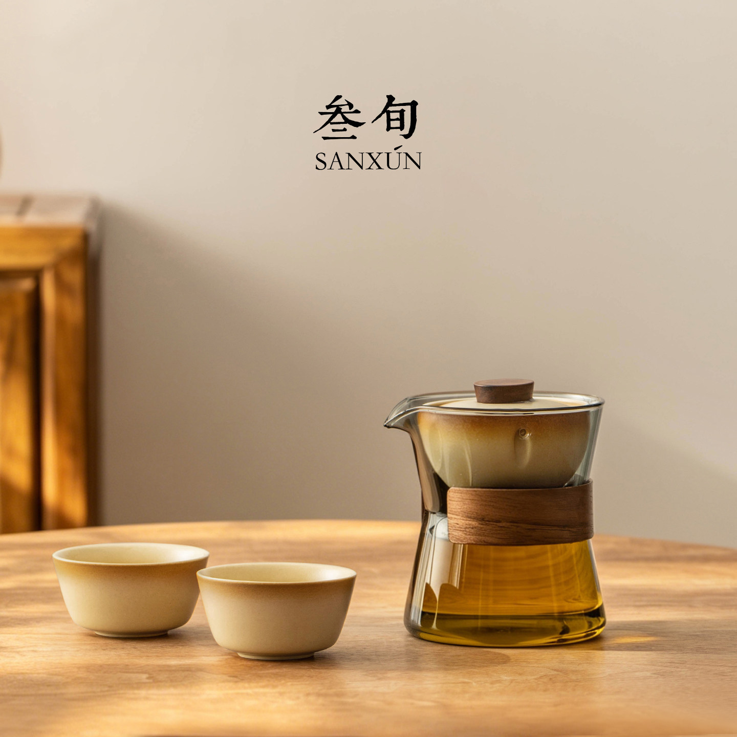 叁旬砂石釉转转泡茶壶图片