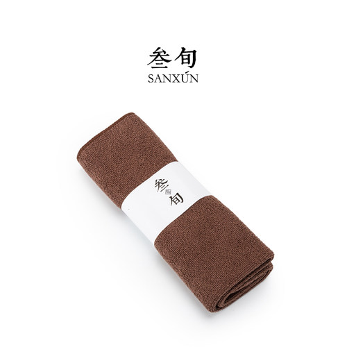叁旬吸水加厚茶巾棉麻茶桌茶具