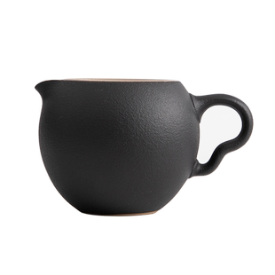 叁旬 黑陶公道杯创意防烫陶瓷匀杯功夫茶具零配件家用茶海分茶器