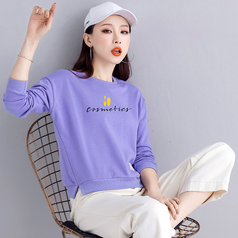 卫衣女春秋薄款圆领长袖宽松cec韩版显瘦休闲百搭洋气ins上衣在类目 女装/女士精品, 卫衣/绒衫中 - 来自Buy2taobao.com提供专业的淘宝代购服务