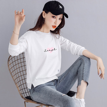 超火cec卫衣女2020新款春秋薄款韩版长袖套头宽松慵懒风上衣外套
