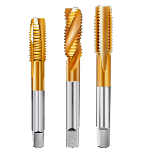 6542含钴镀钛机用丝锥先端螺旋直槽丝攻不锈钢专用攻丝锥攻螺纹M3