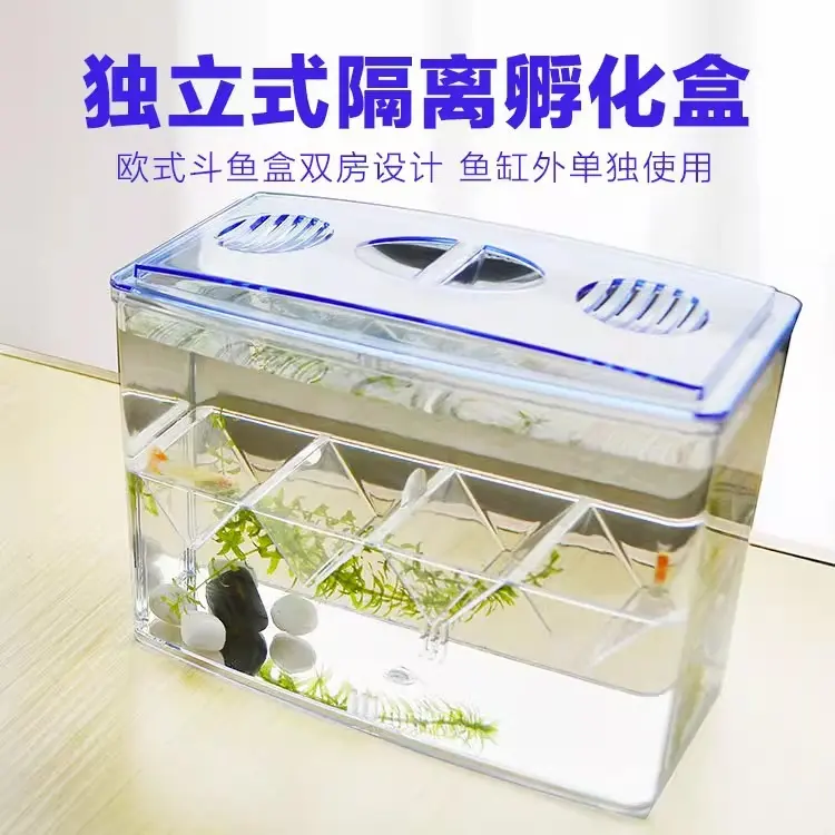 小魚缸隔離盒觀賞魚繁殖盒孔雀魚
