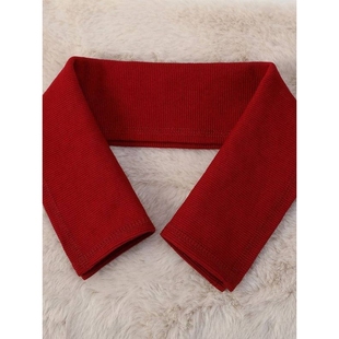 羽绒服衣领防脏神器装饰配件领子保护套全包棉衣护领包边针织假领