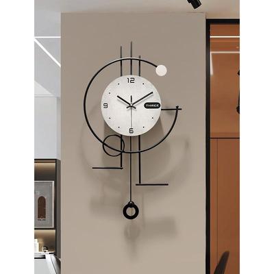 2025新款创意轻奢高档钟表挂钟现代高档大气客厅静音挂表时钟挂墙