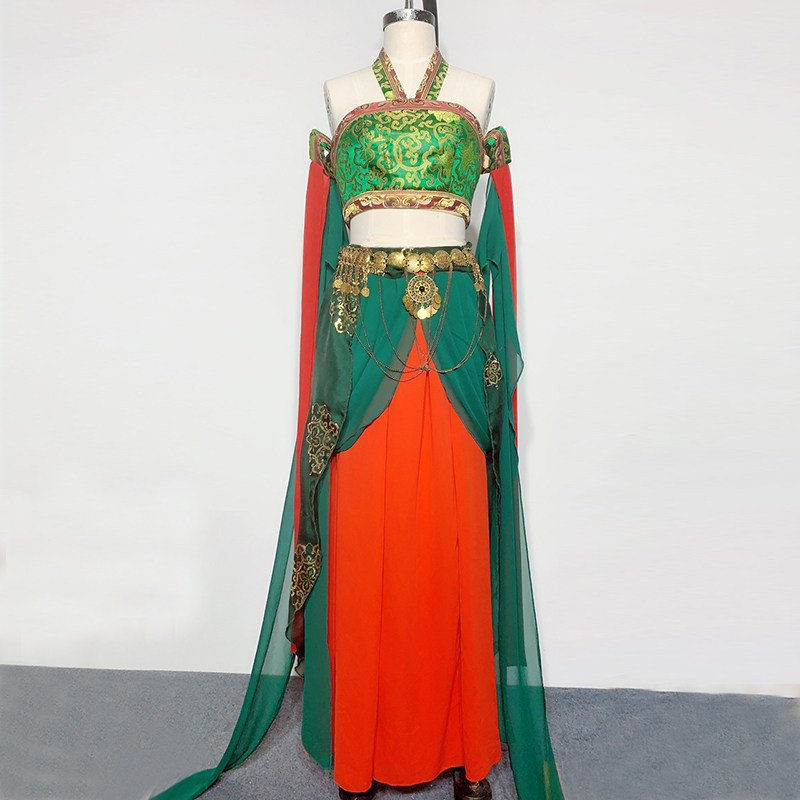 新款敦煌汉服飞天舞蹈演出服中国风古典壁画飘逸嫦娥舞台表演服装