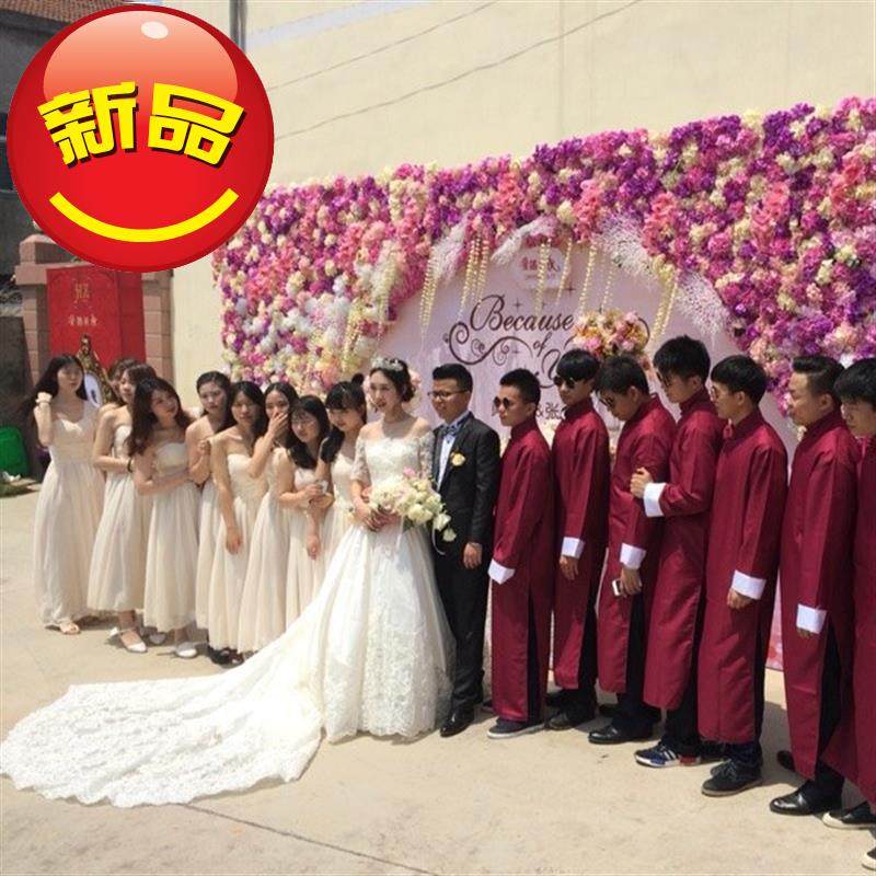 长袖伴娘裙复古长衫时尚五四传a统式古装伴娘服新款长袍大褂伴郎在类目 女装/女士精品, 唐装/民族服装/舞台服装, 民族服装/舞台装中 - 来自Buy2taobao.com提供专业的淘宝代购服务