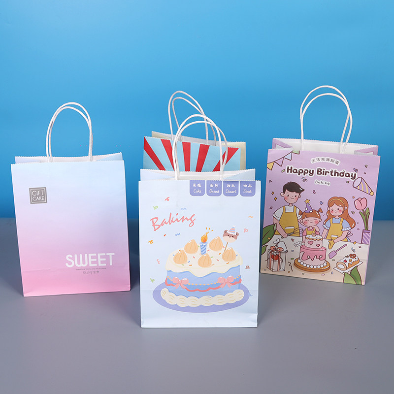 手提袋打包袋外卖餐饮牛皮纸袋奶茶袋包装袋礼品烘焙蛋糕袋子logo,厨房/烹饪用具,点心包装盒/包装袋,淘宝优惠券,粉丝福利购,淘宝优惠卷