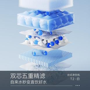 直饮加热一体机T2 凯度净饮机泉感净水器家用即热速冷饮水净水台式