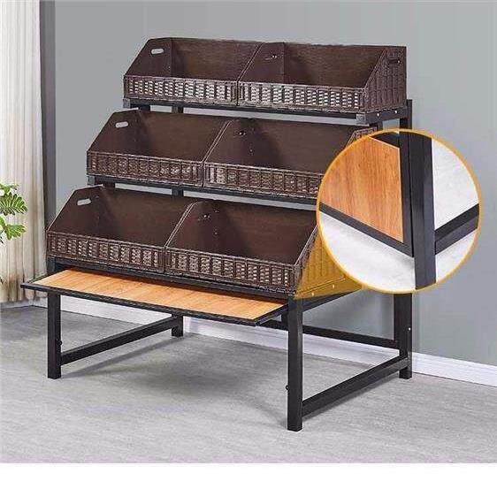 超市蔬菜货架水果架展示架商用果蔬创意多层水果店摆果框架子菜架