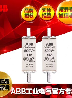 ABB刀型熔断器低压熔断器OFAFC000AR100