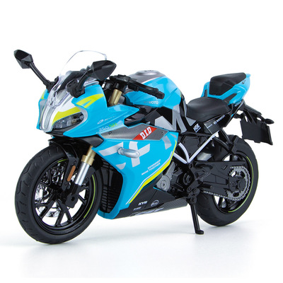 春风450sr摩托车模型250sr合金仿真川崎手办铝合金车机车模型摆件