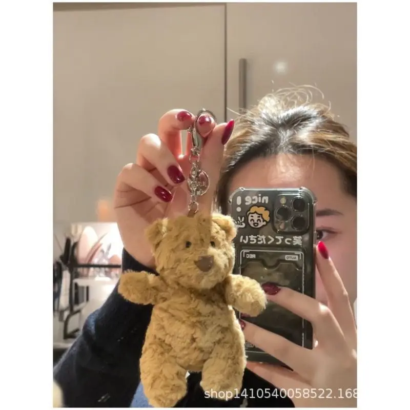 巴塞罗熊毛绒挂件钥匙圈泰迪熊