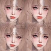 逆水寒手游捏脸女通用 小小小忌 冰柠 Xiao忌