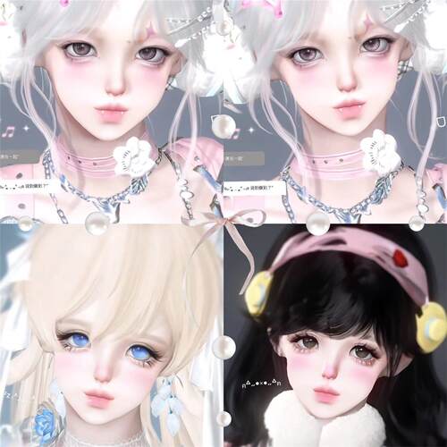 发3 瞌睡兔 好懵啊 y2k 未生讲卫生 逆水寒手游捏脸女通用