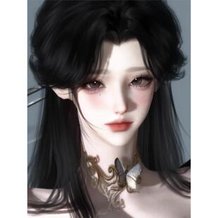 口吃猫 清怜 逆水寒手游捏脸女通用 原版