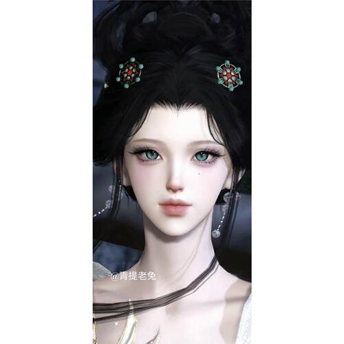 万灵 青提老兔Rabbit 逆水寒手游捏脸女通用 新世界