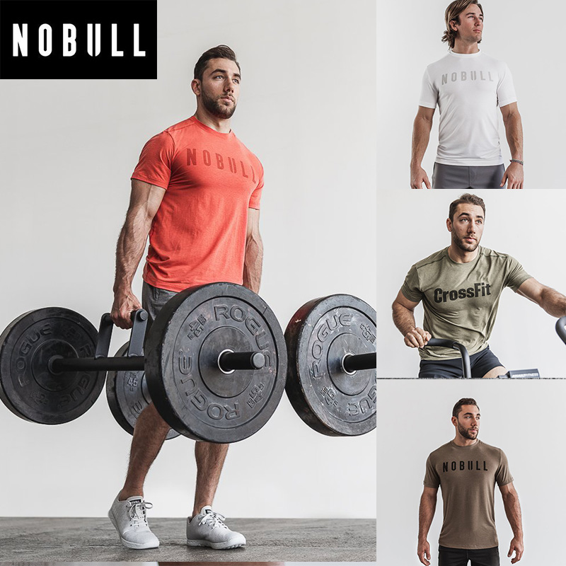 NOBULL男子运动T恤短袖CrossFit训练健身吸汗高弹舒适修身速干 运动服/休闲服装 运动T恤 原图主图