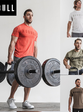 NOBULL男子运动T恤短袖CrossFit训练健身吸汗高弹舒适修身速干