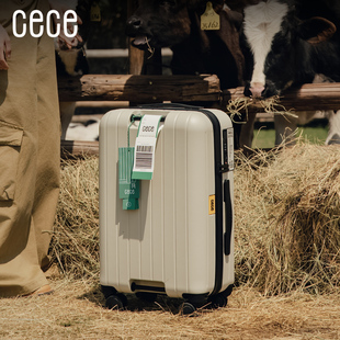 cece2026新款多功能行李箱小型轻便登机拉杆旅行密码箱加厚皮箱子