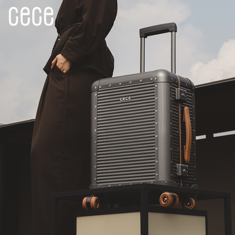 CECE全铝镁合金万向轮行李箱