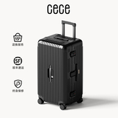 CECE2025新款 行李箱女大容量加厚耐用铝框旅行拉杆箱男学生皮箱子