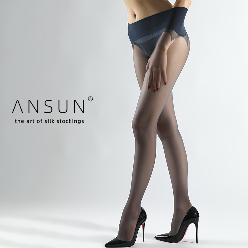 安幸ansun脚尖透明丝袜超薄连裤