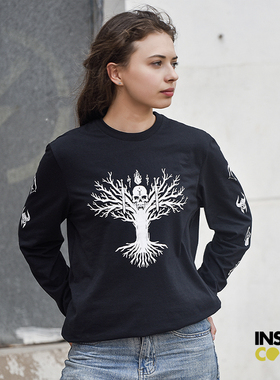 Blizzard暴雪&INSERT COIN联名周边暗黑破坏神Ⅳ秘语之树长袖T恤