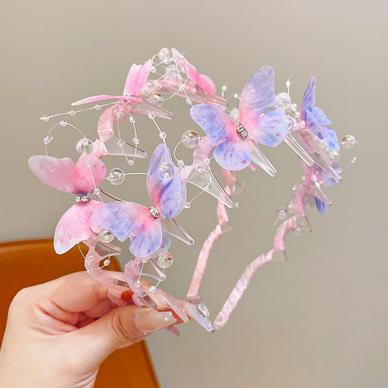 儿童发箍女童可爱甜美仙气蝴蝶发卡女童宝宝编发头箍不伤发饰头饰,童装/婴儿装/亲子装,发饰,淘宝优惠券,粉丝福利购,淘宝优惠卷