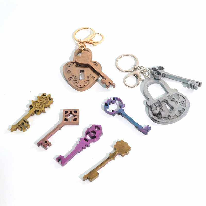 新款直销得意洋洋diy滴胶模具高透平安锁整版钥匙挂件硅胶模具跨,服饰配件/皮带/帽子/围巾,钥匙扣,淘宝优惠券,粉丝福利购,淘宝优惠卷