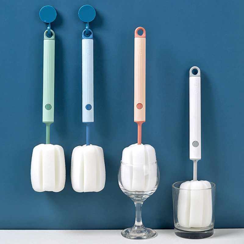 新款直销杯刷长柄刷新款洗杯刷神器家用海绵替换头清洁刷家务杯子,家庭/个人清洁工具,杯刷/瓶刷,淘宝优惠券,粉丝福利购,淘宝优惠卷