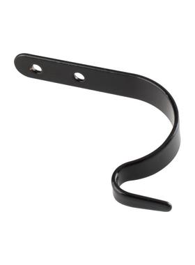 新款直销B381新中式家装金属J型黑色71mm铁艺挂钩画花篮衣钩配件