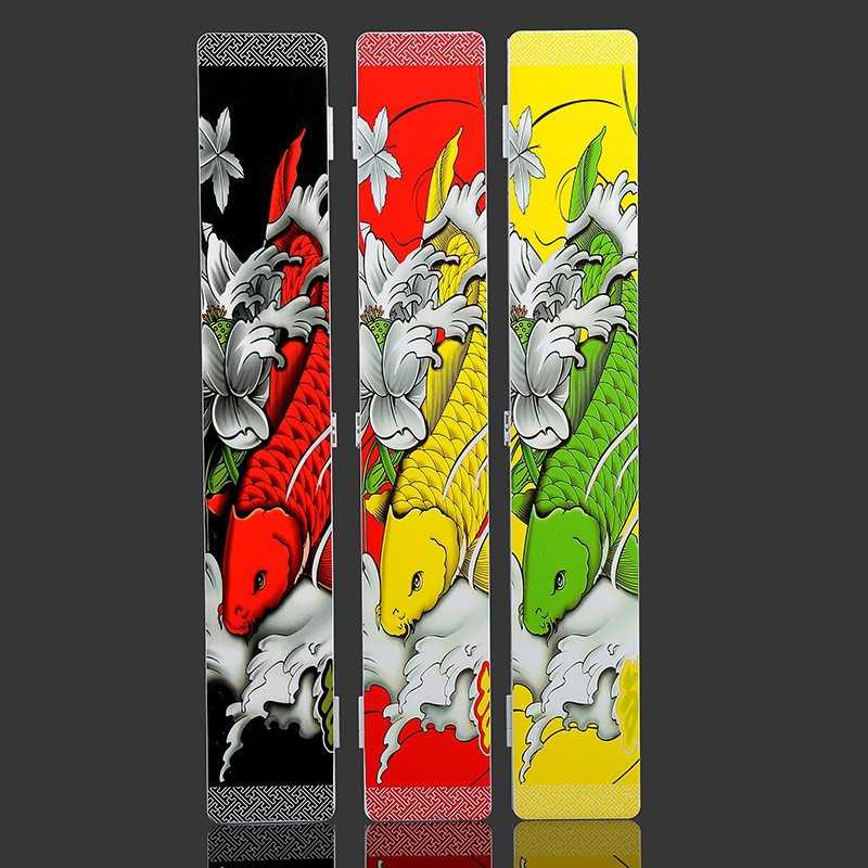 新款直销 530鱼漂盒 550浮漂盒浮雕彩绘漂盒 全漂子线两用漂盒8