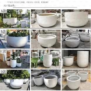 新款直销玻璃钢花盆商场售楼部花钵广场花箱户外创意花坛酒店大号