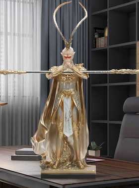 新款直销斗战胜佛孙悟空办公室摆件大圣客厅电视柜家居装饰乔迁新